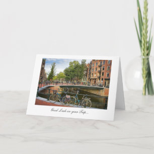 Carte Vacances Bonne Chance - Passage du canal d'Amsterd