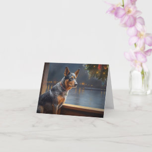 Carte Vacances de Noël de la Bataille australienne Pawso