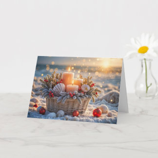 Carte Vacances de Noël sur la côte de Miles Beach