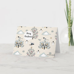 Carte Vacances de pie