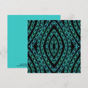 Carte Vacances de printemps motif artistique couleur tur