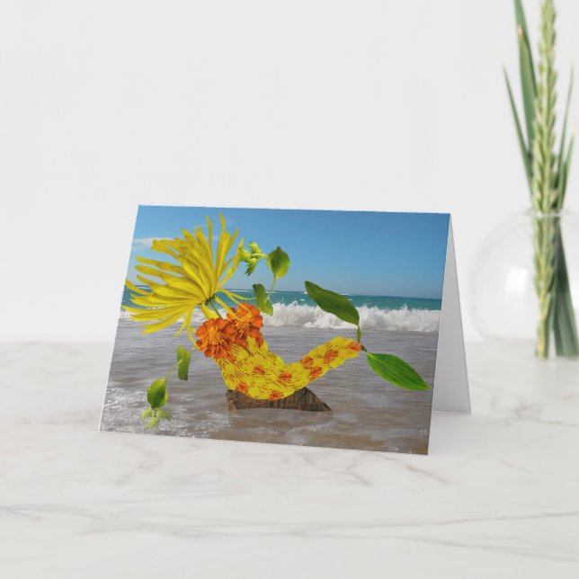 Carte Vacances de Sirène (Devant)