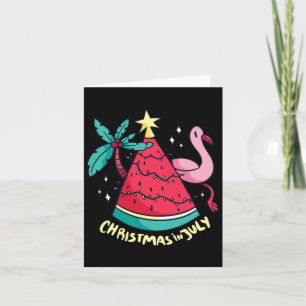 Carte Vacances d'été Melon de Noël Arbre de Noël Christm