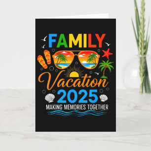 Carte Vacances en famille 2025 Créer des souvenirs ensem