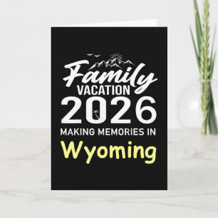 Carte Vacances en famille 2026 Création de souvenirs Été