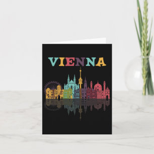Carte Vacances en famille à Vienne Autriche T-shirt euro
