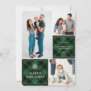 Carte Vacances Plaid Multi Photo Classic