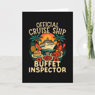 Carte Vacances sur un paquebot de croisière Buffet offic