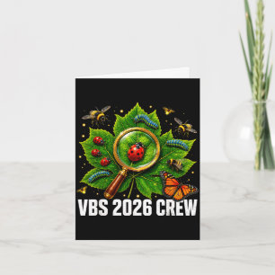 Carte Vacances vbs 2026 insectes de jardin assortis mign