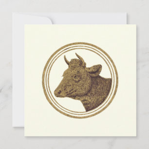 Carte Vache au lait (vache au lait) Facile à modifier la