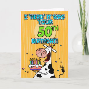 Carte vache bd - 50