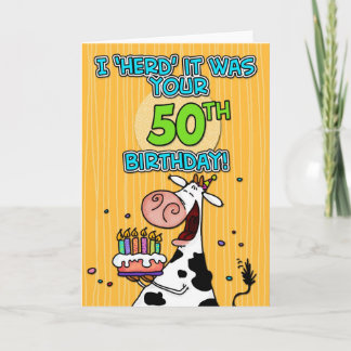 Carte vache bd - 50