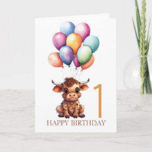 Carte Vache Brown FUNNY