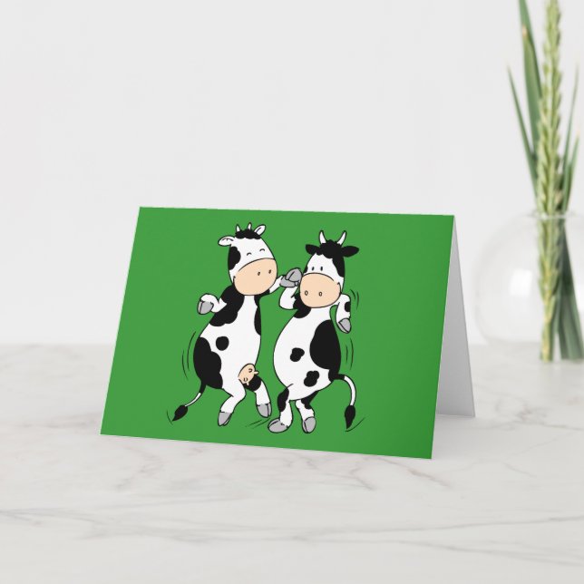 Carte Vaches dansantes (mooviestars) (Devant)