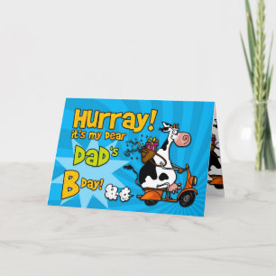 Carte vaches de scooter bd - papa