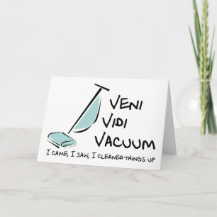 Carte Vacuum Veni Vidi