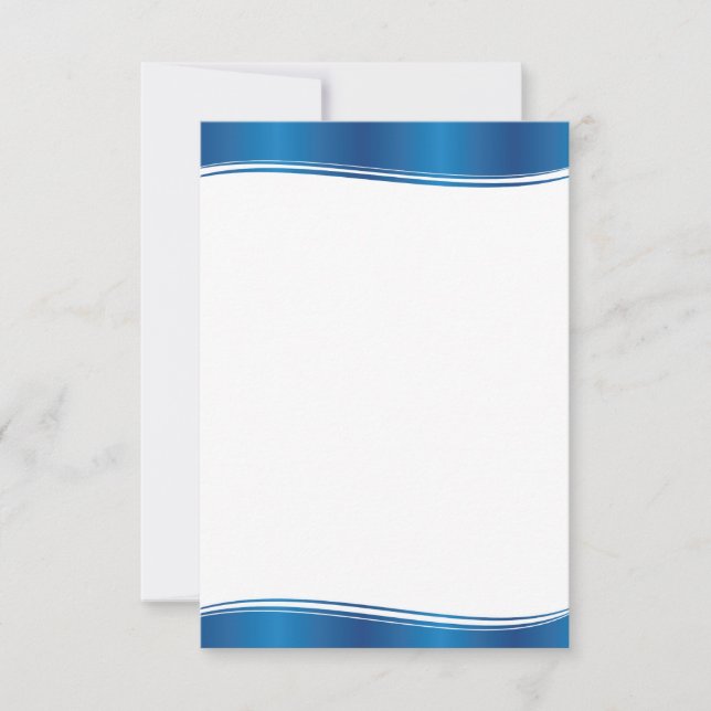 Carte Vague bleue (Devant)