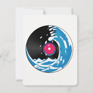 Carte Vague vinyle