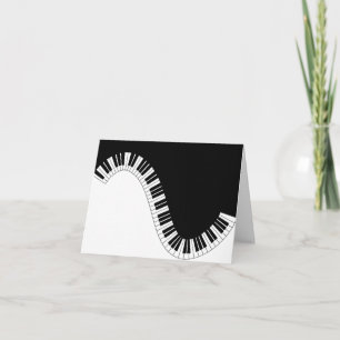 Carte Vagues de clavier de piano