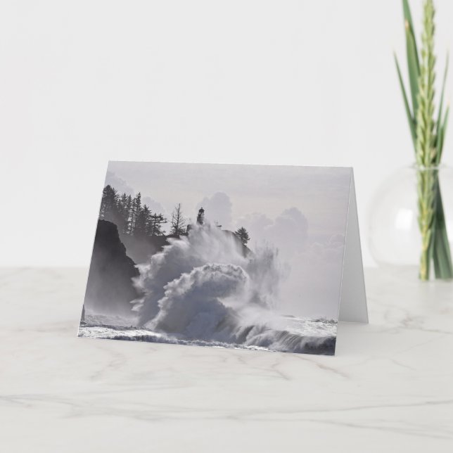 Carte Vagues épiques au phare de Cape Disnomination (Devant)