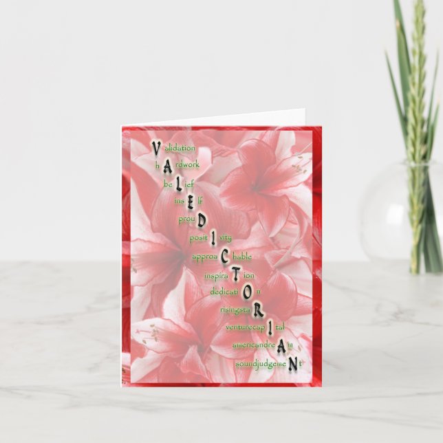 Carte Valedictorian (Devant)