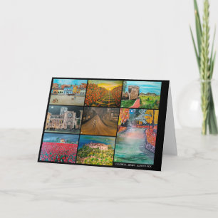 Carte Valence Espagne Collage de tableaux par Alfred Fox