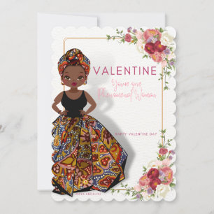 Carte Valentine américaine africaine