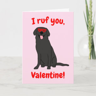 Carte Valentine Black Lab