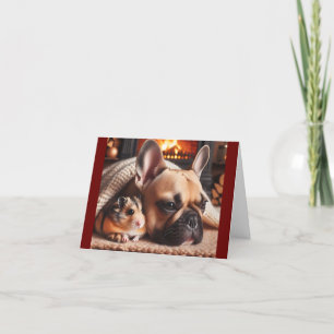 Carte Valentine Chien Et Hamster