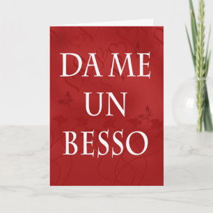 Carte Valentine Espagnol - Embrassez-Moi En Espagn