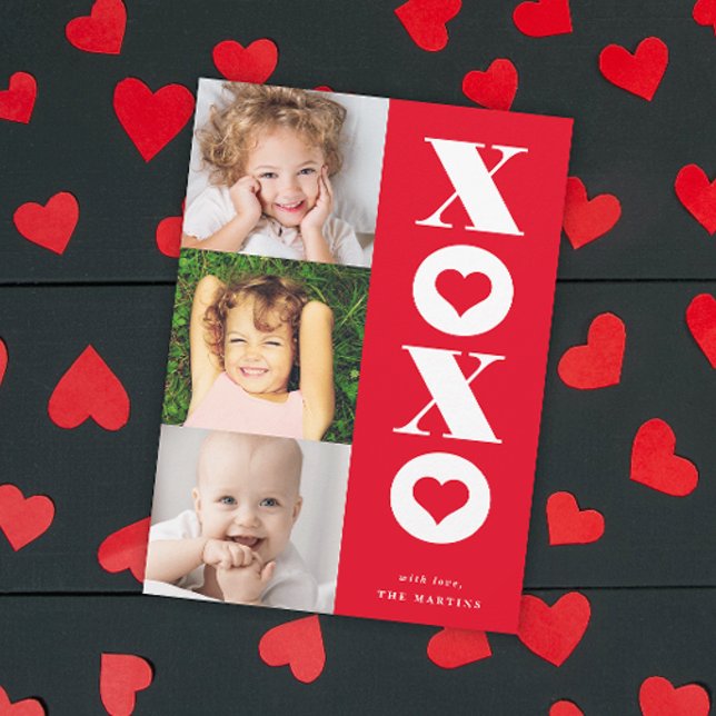 carte valentine multi-photo xoxo (Créateur téléchargé)