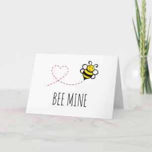 Carte Valentine personnalisée - Carton de la mine 
