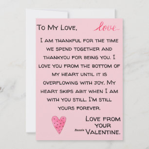 Carte Valentine personnalisée vintage Rose Heart