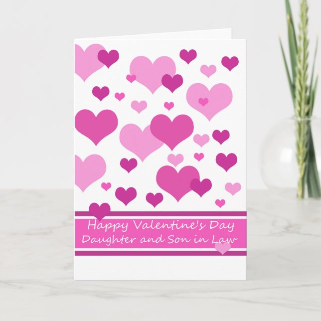 Carte Valentine pour fille et mari (Devant)