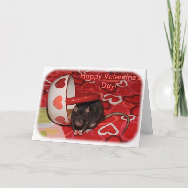 Carte Valentine Rattie (Devant)