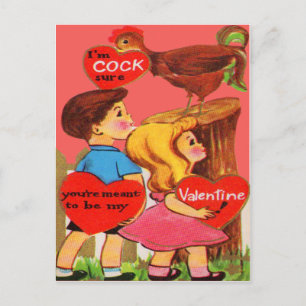 Carte Valentine Retro vintage