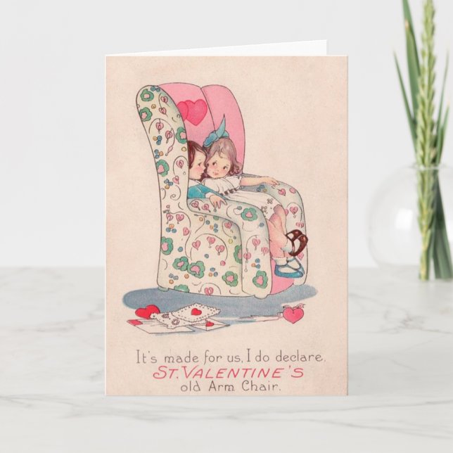Carte Valentine vintage (Devant)
