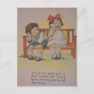 Carte Valentine vintage Retro
