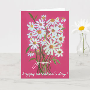 Carte VALENTINES DAY Bouquet Customisé rose
