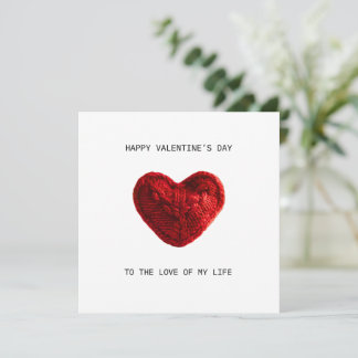 Carte VALENTINES DAY CARD to the love of my life