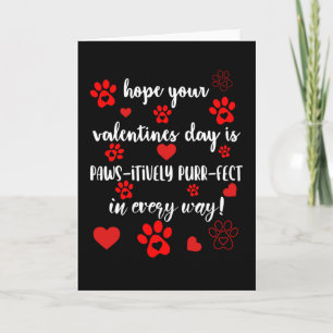 Carte Valentines Day Pws Amoureux des chiens cardiaque