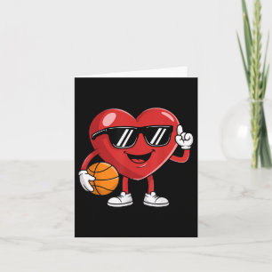Carte Valentines de basket-ball Jour Chemise Garçons Val