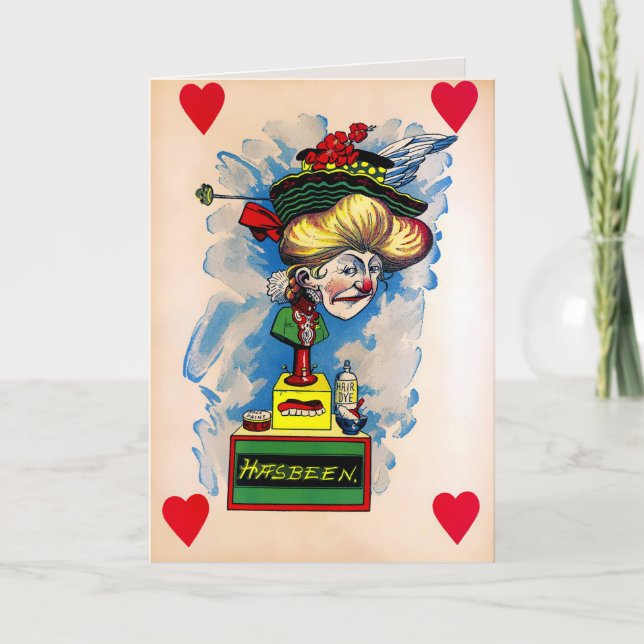 Carte Valentines de vinaigre vintage (Devant)