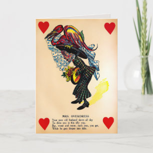 Carte Valentines de vinaigre vintage