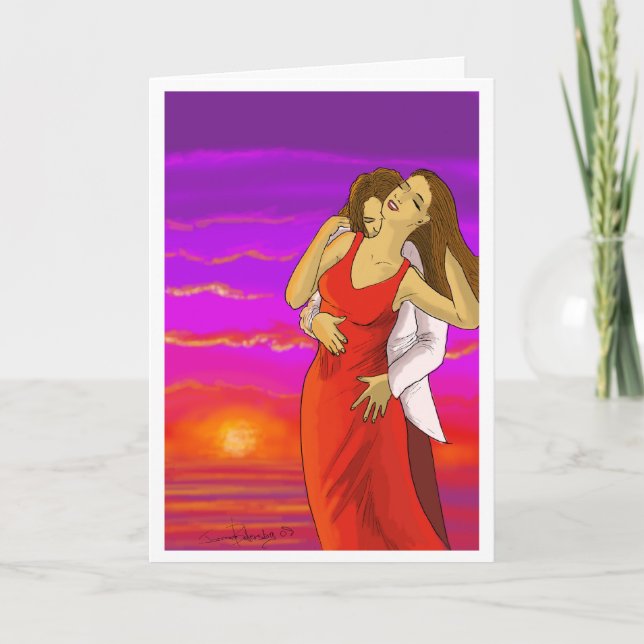 Carte Valentines des amoureux espagnols (Devant)