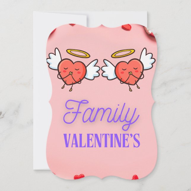 Carte Valentines familiales (Devant)