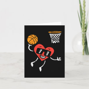 Carte Valentines Jour Basketball mignon Sports Hommes Ga