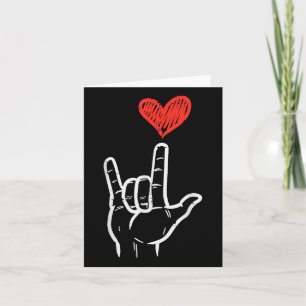 Carte Valentines Jour Je T'Aime Main Signer Al Coeur Fem