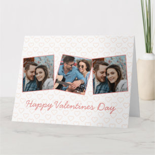 Carte Valentines simples et joyeuses mignonnes 3 Motif d