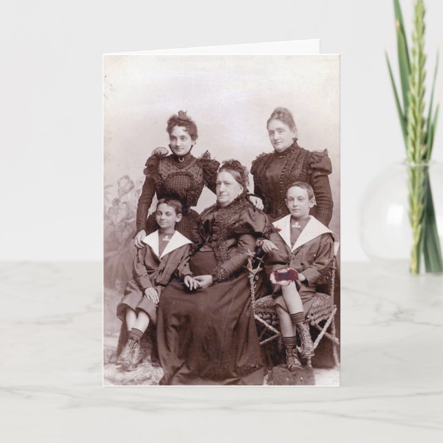 Carte Valeurs familiales (Devant)